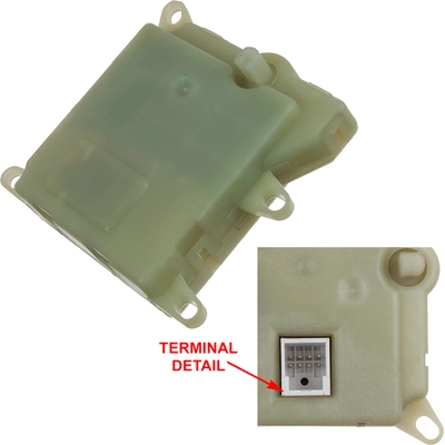 Heater Blend Door Or Water Shutoff Actuator by GLOBAL PARTS DISTRIBUTORS - 1711901 pa1