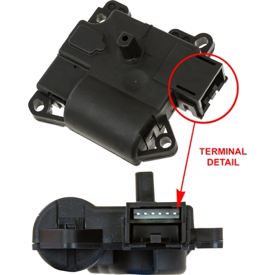 Heater Blend Door Or Water Shutoff Actuator by GLOBAL PARTS DISTRIBUTORS - 1711910 pa1
