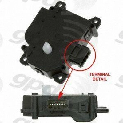 Heater Blend Door Or Water Shutoff Actuator by GLOBAL PARTS DISTRIBUTORS - 1712297 pa2