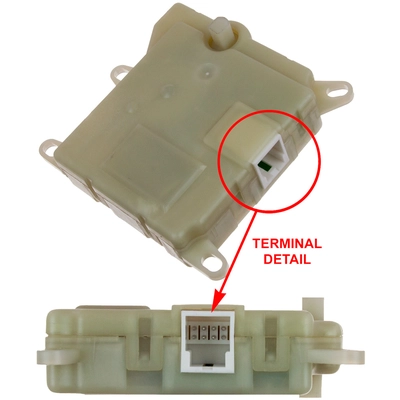 GLOBAL PARTS DISTRIBUTORS - 1712308 - HVAC Heater Blend Door Actuator pa1