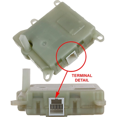 Heater Blend Door Or Water Shutoff Actuator by GLOBAL PARTS DISTRIBUTORS - 1712309 pa3