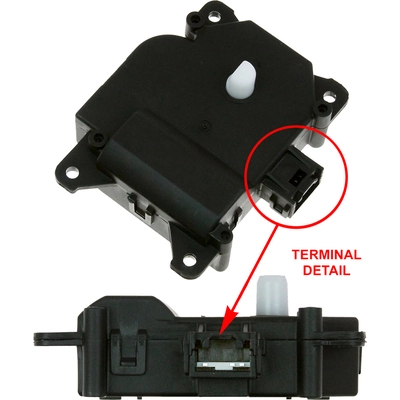 Heater Blend Door Or Water Shutoff Actuator by GLOBAL PARTS DISTRIBUTORS - 1712318 pa2
