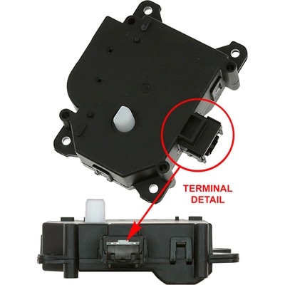 Heater Blend Door Or Water Shutoff Actuator by GLOBAL PARTS DISTRIBUTORS - 1712330 pa2
