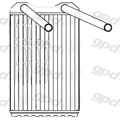 Heater Core by GLOBAL PARTS DISTRIBUTORS - 8231449 pa1