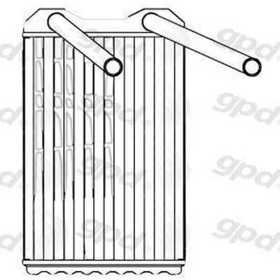Heater Core by GLOBAL PARTS DISTRIBUTORS - 8231449 pa2