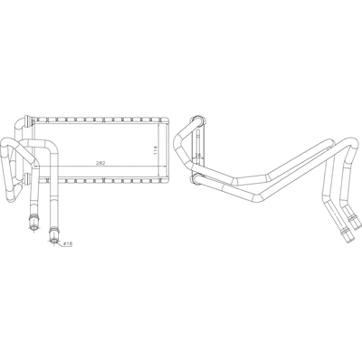 Heater Core by NISSENS - 73002 pa2