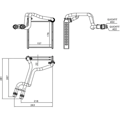 NISSENS - 73942 - Radiateur de chauffage pa1