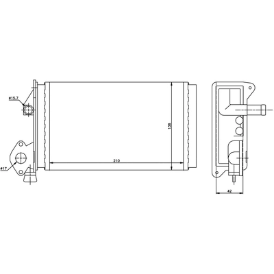 Heater Core by NISSENS - 73964 pa1