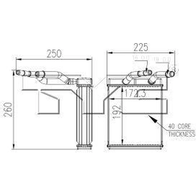 Heater Core by TYC - 96109 pa1