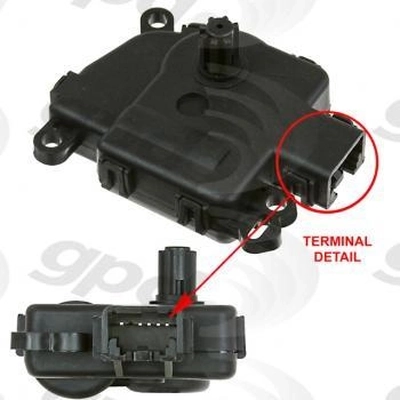 Heating Ventilation & Air Conditioning Mode Door Actuator by GLOBAL PARTS DISTRIBUTORS - 1712294 pa4