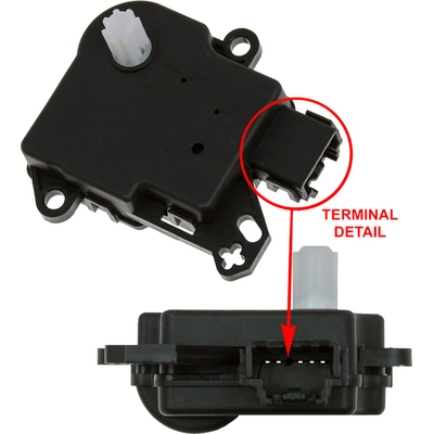 Heating Ventilation & Air Conditioning Mode Door Actuator by GLOBAL PARTS DISTRIBUTORS - 1712296 pa3