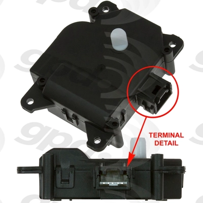 Heating Ventilation & Air Conditioning Mode Door Actuator by GLOBAL PARTS DISTRIBUTORS - 1712327 pa1