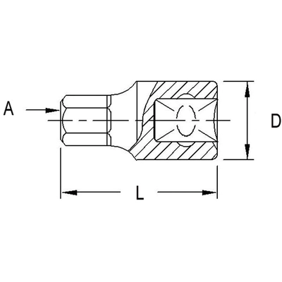 Hex Bit Socket by GENIUS - 232806 pa4