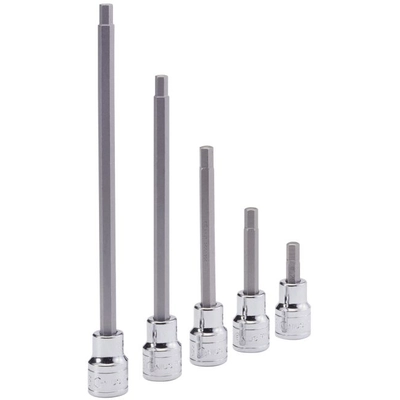 GENIUS - 308+3108 - 3/8″ Dr. 1/8″ Hex Bit Socket 50mmL (Pack of 20) pa1