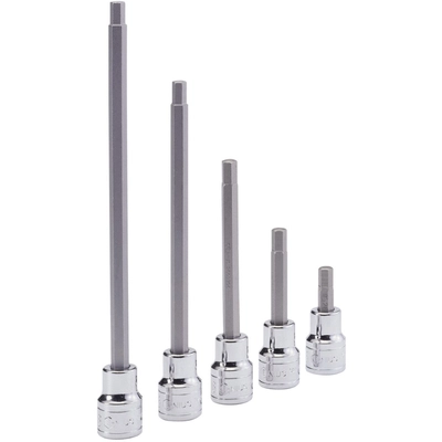 GENIUS - 310+2648 - 3/8″ Dr. 8mm Hex Bit Socket 140mmL (Pack of 10) pa1