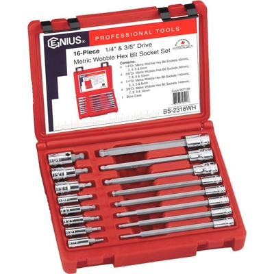 Hex Bit Socket Set by GENIUS - BS-2316WH pa5