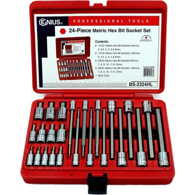 GENIUS - BS-2324HL - Hex Bit Socket Set pa10