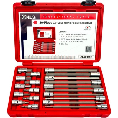 GENIUS - BS-320HMX - Hex Bit Socket Set pa7