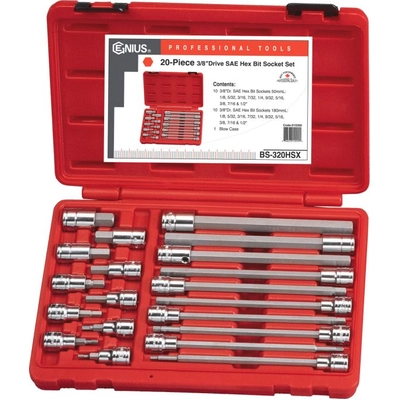 Hex Bit Socket Set by GENIUS - BS-320HSX pa13
