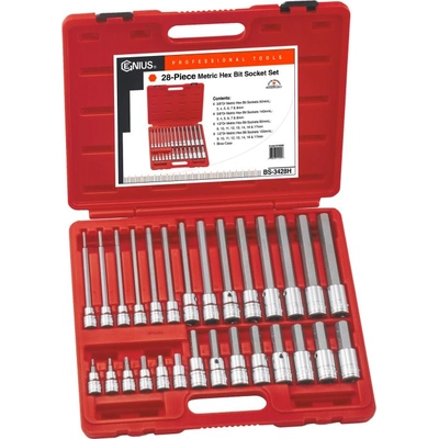 GENIUS - BS-3428H - Hex Bit Socket Set pa2