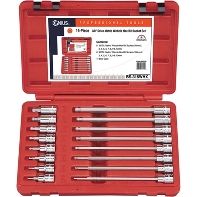 Hex Bit Socket Set by GENIUS - BS-316WHX pa3