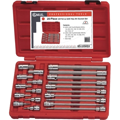 Hex Bit Socket Set by GENIUS - BS-320HSX pa4