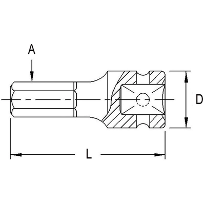 GENIUS - 345204 - 3/8″ Dr. 4mm Hex Head Driver 52mmL
(Pack of 10) pa2