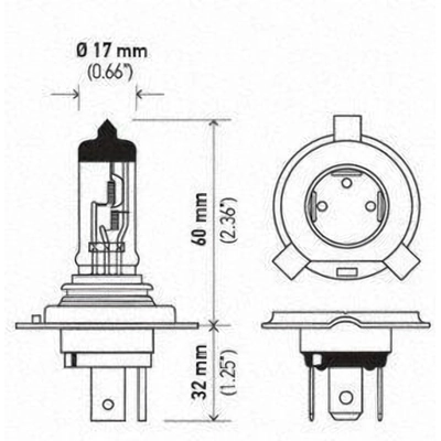 Phare de route by HELLA - 9003TB pa10