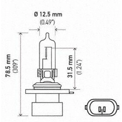 High Beam Headlight by HELLA - 9005XS pa8