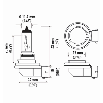 HELLA - H8SB - Light Bulb pa2