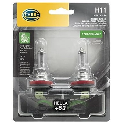 High Beam Headlight by HELLA - H11P50TB pa1