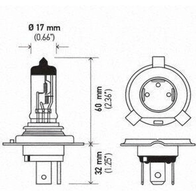 Phare de route by HELLA - H4P50TB pa2