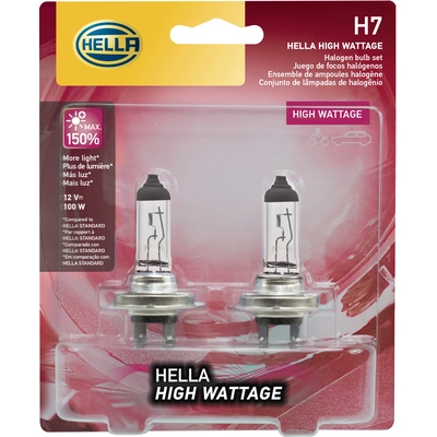 High Beam Headlight by HELLA - H7-100WTB pa2