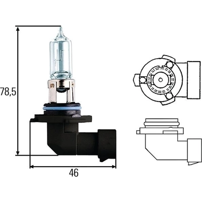 High Beam Headlight (Pack of 10) by HELLA - H83165241 pa1