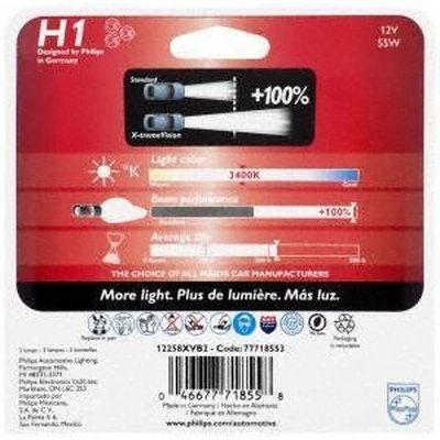 High Beam Headlight by PHILIPS - H1XVB2 pa4