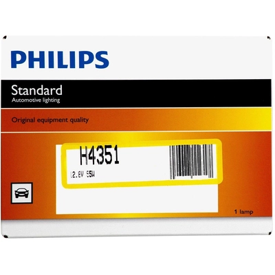 High Beam Headlight by PHILIPS - H4351C1 pa22