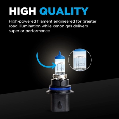 High Beam Headlight by WAGNER - BP9008BLX2 pa2