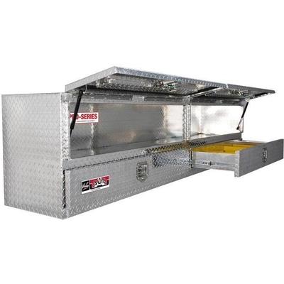 High Capacity Stake Bed Contractor Top Sider Tool Box by WESTIN - 80-TB400-96D-BD pa1