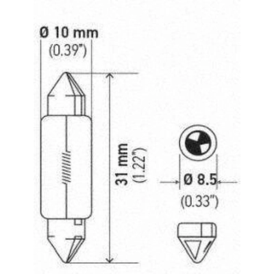 High Mount Brake Light by HELLA - DE3175 pa7