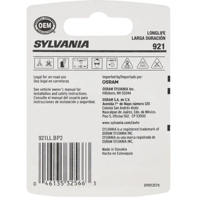 High Mount Brake Light by SYLVANIA - 921.TP pa5