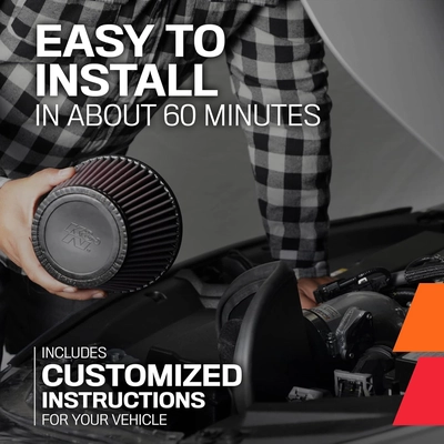 High Performance Air Filter Intake Kit by K & N ENGINEERING - 69-6026TS pa2