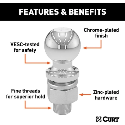 Hitch Ball by CURT MANUFACTURING - 40004 pa3