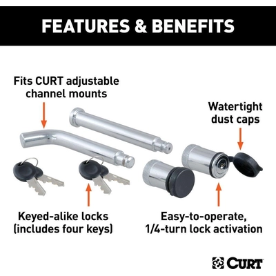 Verrous d'attelage et d'attelage by CURT MANUFACTURING - 23556 pa10