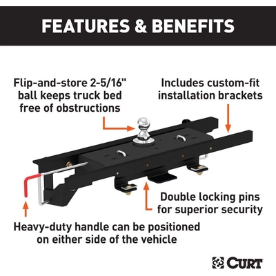Kit d'installation d'attelage by CURT MANUFACTURING - 60730 pa2