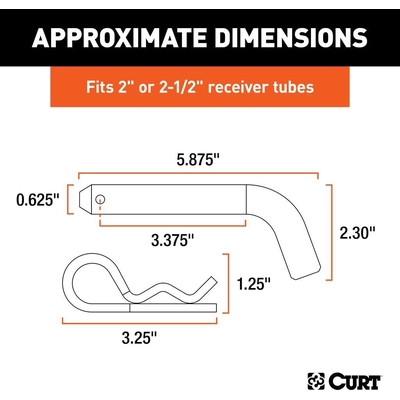 Hitch Pin by CURT MANUFACTURING - 21580 pa6