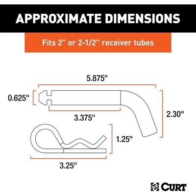 Hitch Pin by CURT MANUFACTURING - 21582 pa6