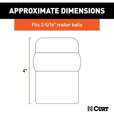 Couverture de boule de récepteur d'attelage by CURT MANUFACTURING - 21811 pa2