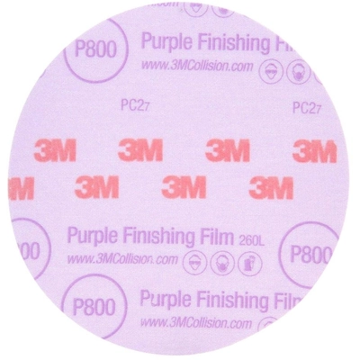 3M - 30670 - Hookit Purple Finishing Film Abrasive Disc (50 Pieces) (Pack of 50) pa3