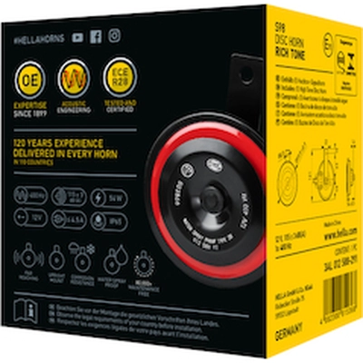 Horn by HELLA - 012588291 pa2