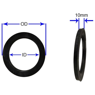 Hub Centric Rings by COYOTE WHEEL ACCESSORIES - 726340 pa2